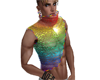 Lace Pride femboy vest