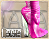 ~Leather Boots Pink