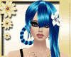 Blue Kaine Anime Hair