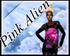 pink alien long top