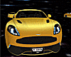Gold Aston Martin