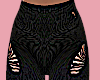 Black cut jeans FMB