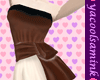[VEENA]Cream&Brown Dress