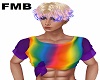 FMB Rainbow 1 Crop Top