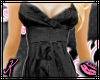 (K) Black Ruffle Dress