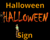 Halloween Sign