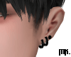 Black Earrings - L [Mx.]