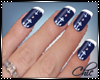 C| Tegan Navy Manicure