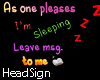 N|Swag HeadSign Sleep