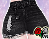 蝶 Black Jeans Skirt