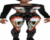 Flaming Skulls Outfit 2