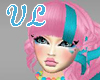 [VL] Pink-Blue Hairstyle