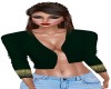 Gold sparkle sweater grn