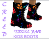 Kid Paw PrintTroll Boots