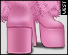𝖜 Pink Fur Boots