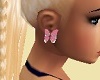 Right Pink Ear Papillon