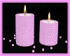 !R! Pearls Candle Purple