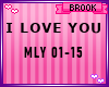 I LOVE YOU