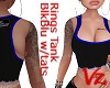 Rings Tank BlkBlu Tats