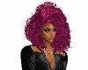 pretty curly purple hair