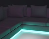 Neon light couch