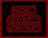 м| 250% Avatar Scaler