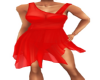 Sheer Red Dress