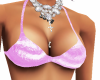 Pink Rave Bikini Top