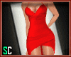 Sexy Valentine red gown
