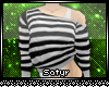 Loose Sweater |Striped|
