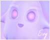 Kawaii Purple Ghost
