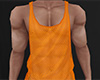 Orange Mesh Tank Top (M)