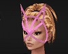 Pink Metal Cat Mask
