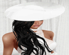 Lady In White Hat