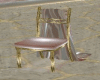 Chair with overthrow