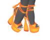 Glowin' Orange heels