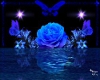 blue rose poster