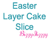 Easter Cake Slice