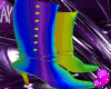 [A] Rainbow Funky Boots