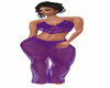 Purple Lace Jumpsuit