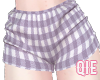 Shorts Plaid Lilac