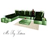 MTL-Green Club Couch