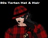 80s Tartan Hat & Hair