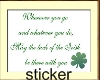 Luck of The Irish sticke