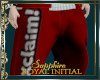 [S] Red Sport Pant M