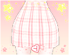 ♪ Checkered Skirt Pink
