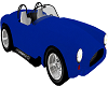 Blue animated car poses