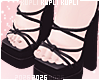 Black Valentine Heels