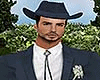 blue cowboy hat