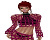 Halter with Pink MeshTop